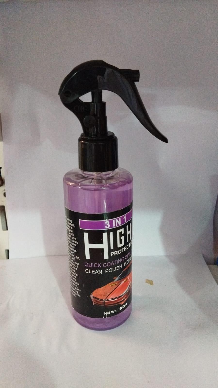 3 in 1 High Protection Coating Spray (Pack of 2)(Cars and Bikes)