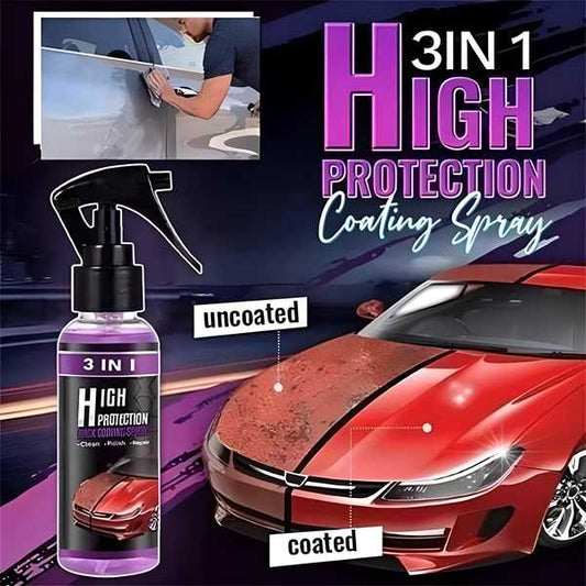 3 in 1 High Protection Coating Spray (Pack of 2)(Cars and Bikes)